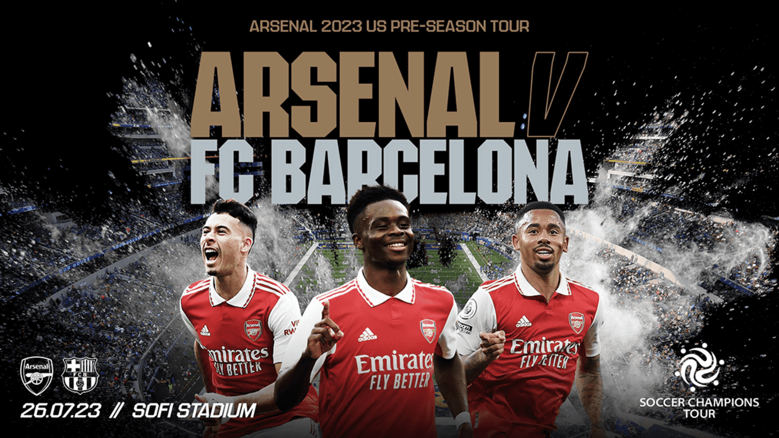 Arsenal to play Barcelona in Los Angeles