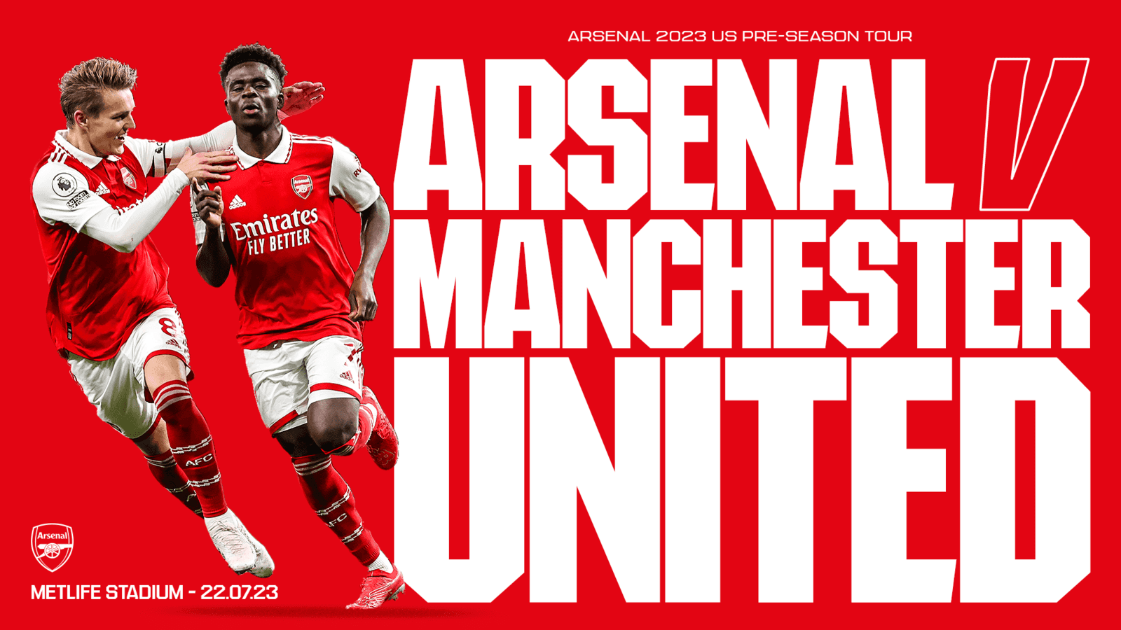 Arsenal to play Manchester United in New York