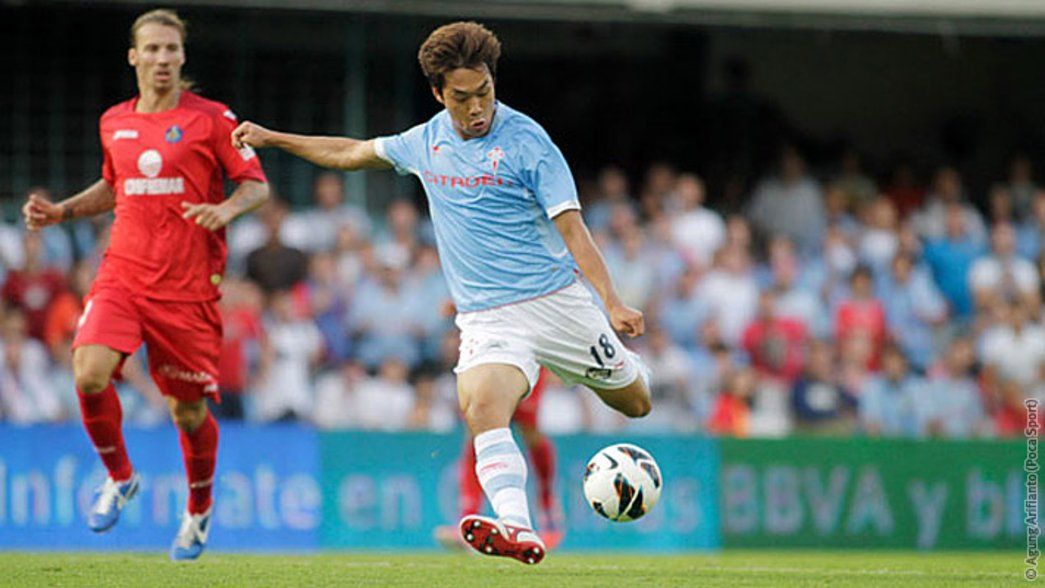 Ju Young Park in action for Celta Vigo
