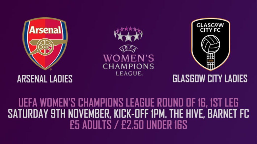 Arsenal Ladies v Glasgow City Ladies
