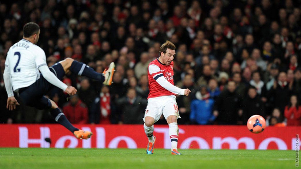 13/14: Arsenal 2-0 Tottenham Hotspur - Santi Cazorla