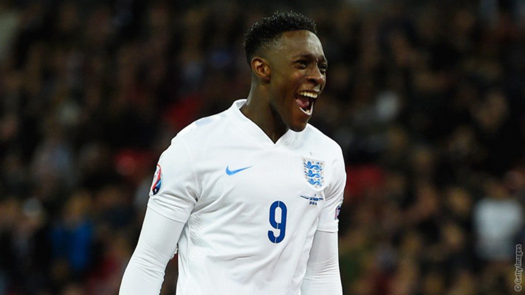 Danny Welbeck in action for England