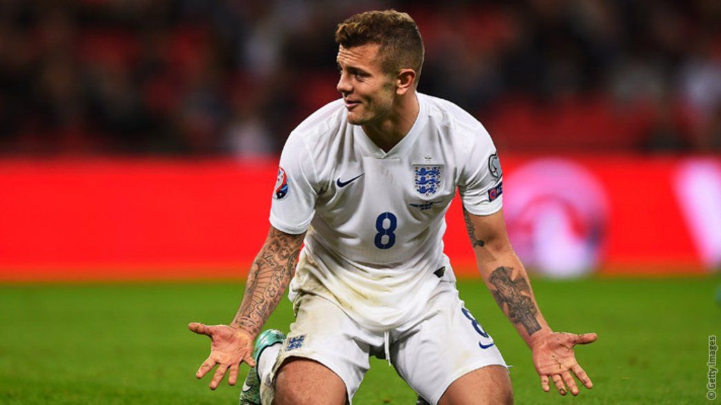 Jack Wilshere in action for England
