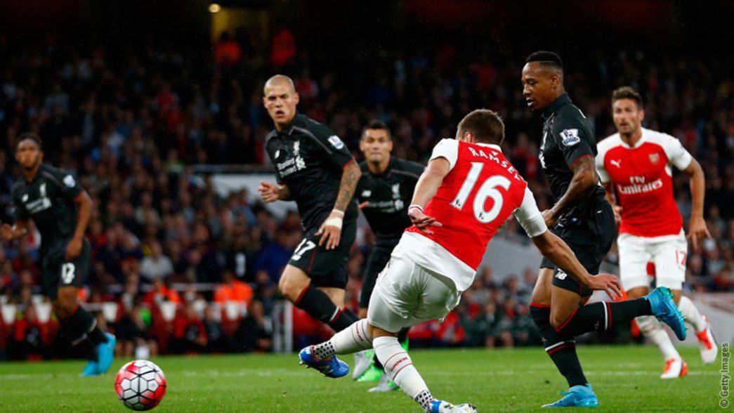 Aaron Ramsey's goal was controversially ruled out