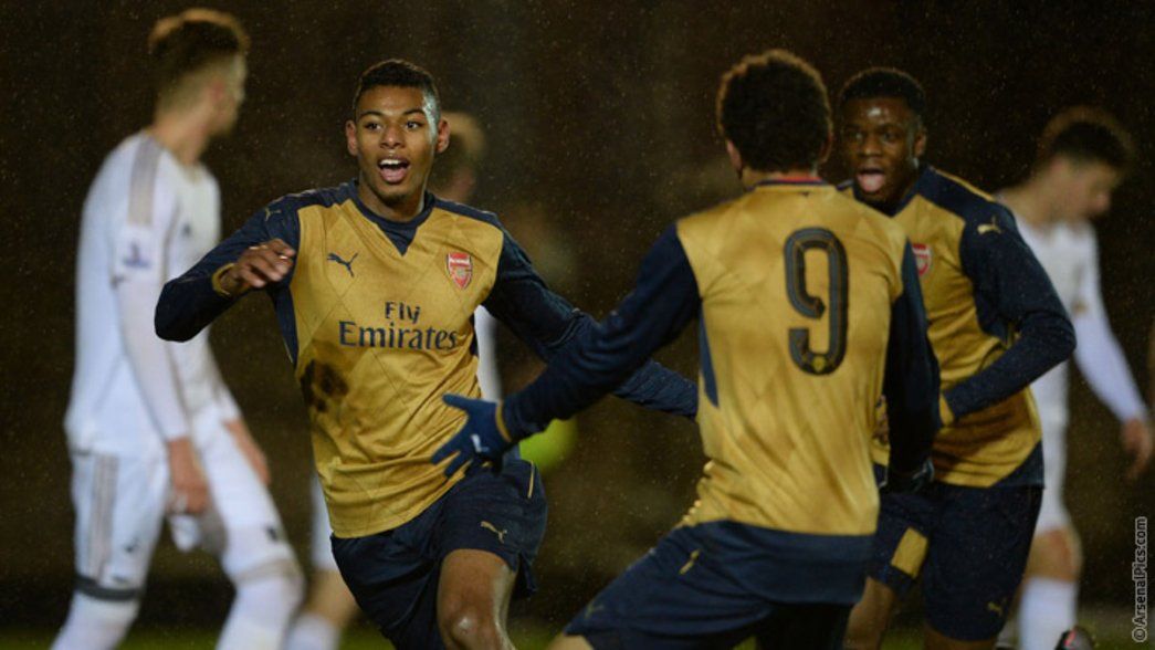 Jeff Reine-Adelaide scores in the FA Youth Cup