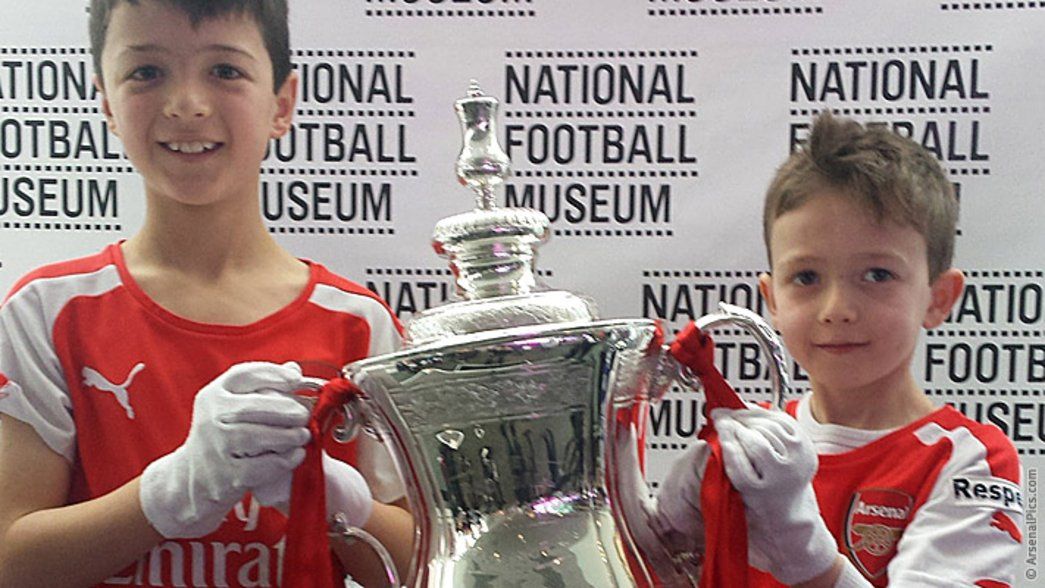 Junior Gunners at the National Football Museum