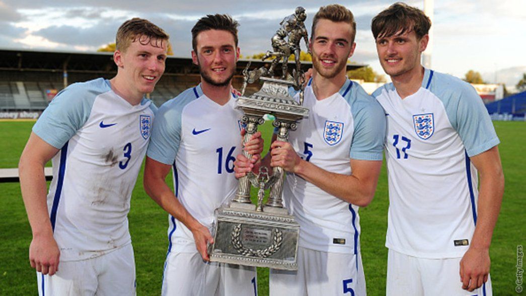 Calum Chambers wins the Toulon Tournament with England Under-21s 