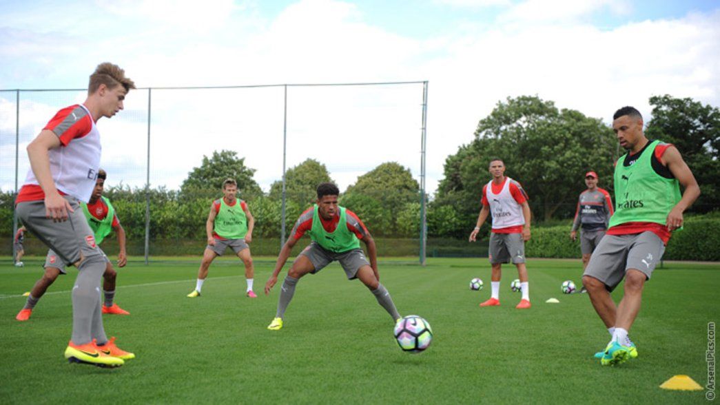 Arsenal squad return for pre-season training