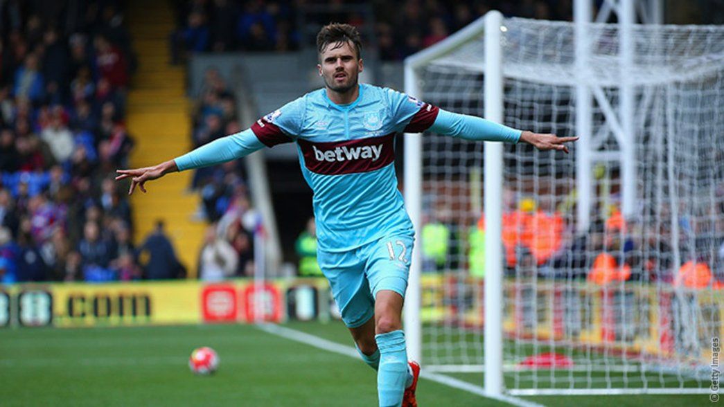 Carl Jenkinson in action for West Ham