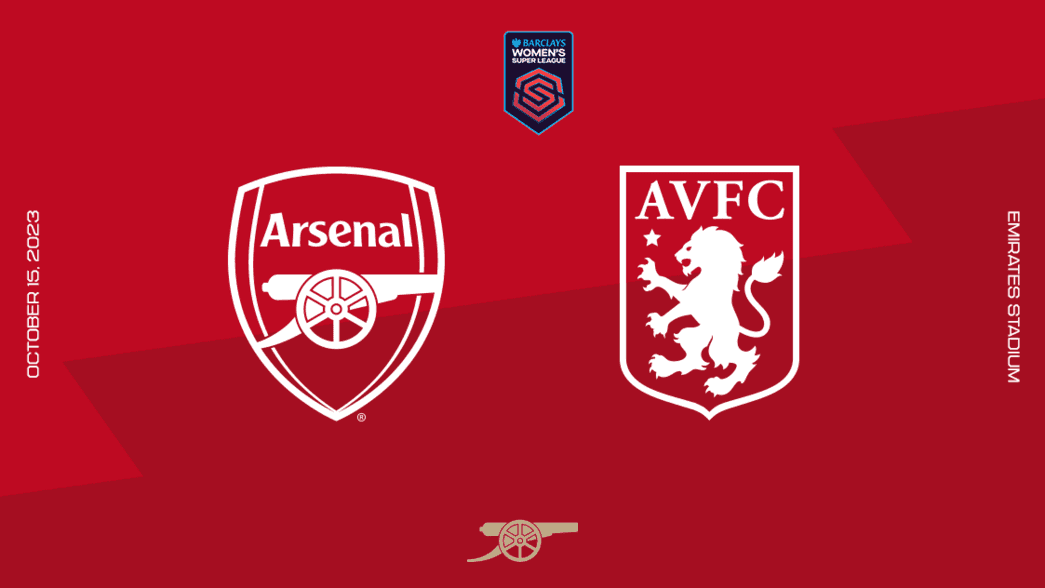 Arsenal Women v Aston Villa. Women's Super League. October 14, 2023. Emirates Stadium