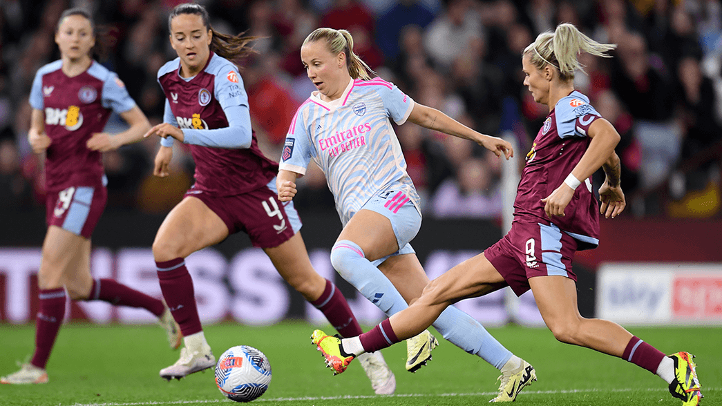 Beth Mead in action against Aston Villa