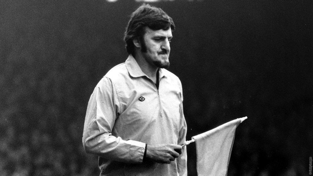Jimmy Hill at Highbury in 1972