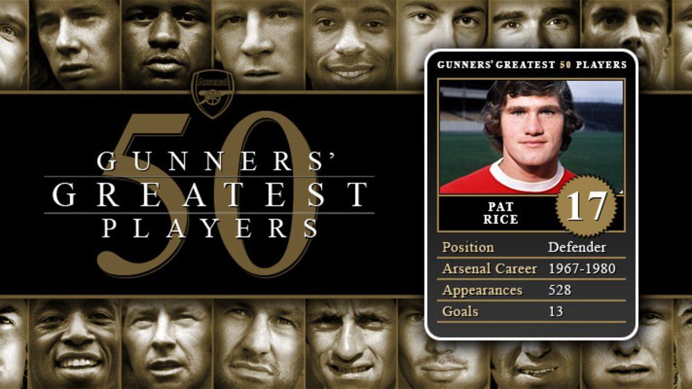Greatest 50 Players - 17. Pat Rice