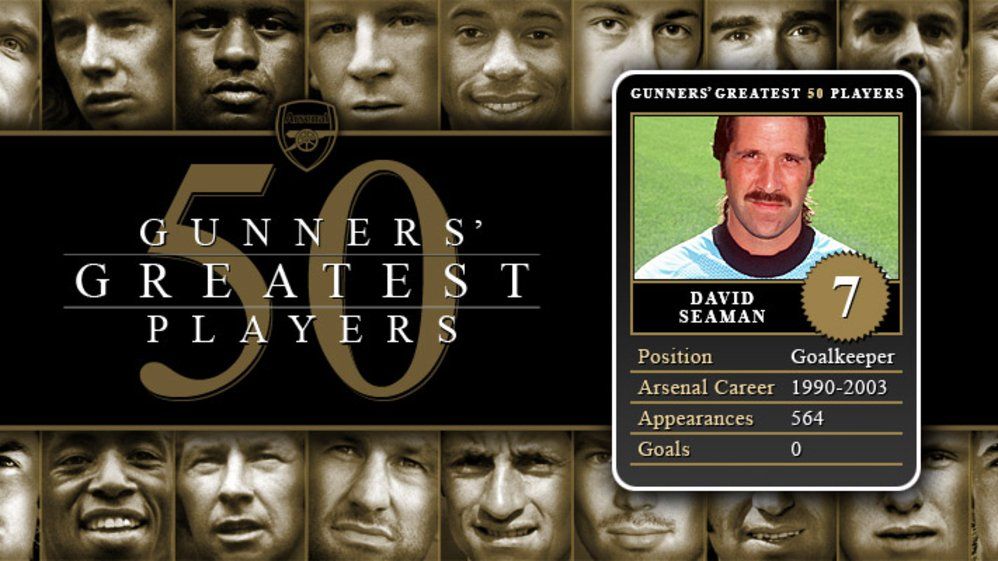Greatest 50 Players 7 David Seaman