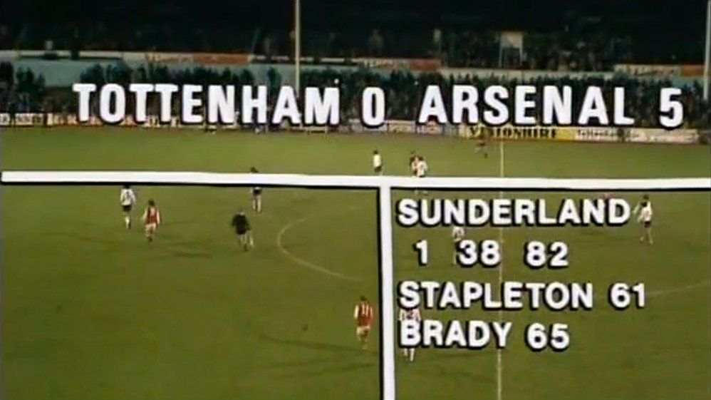 Tottenham Hotspur 0-5 Arsenal - 1978