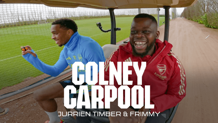 Jurrien Timber joins Frimmy for Colney Carpool!