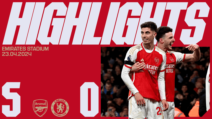 Highlights | Arsenal 5-0 Chelsea