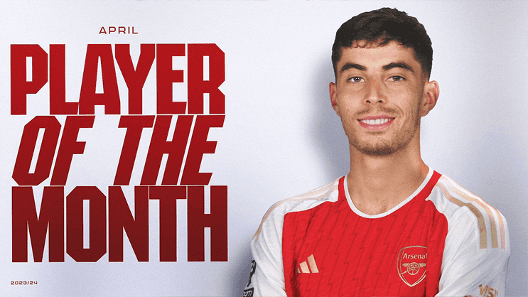 Havertz voted men's Player of the Month for April