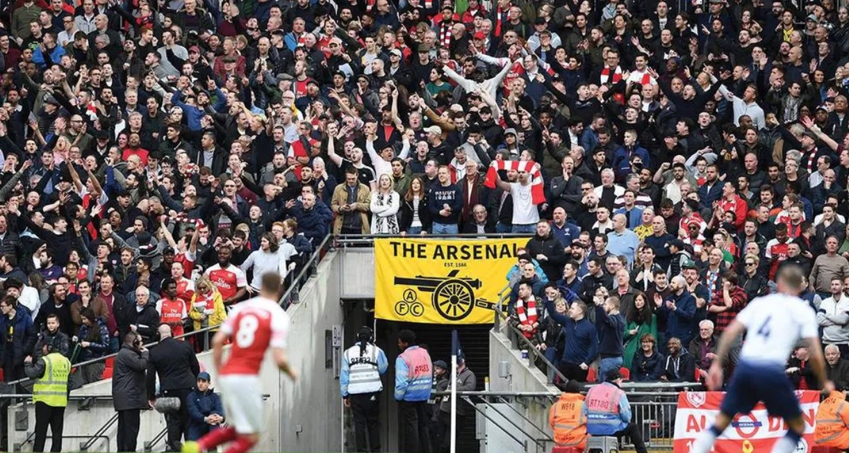 Arsenal away support