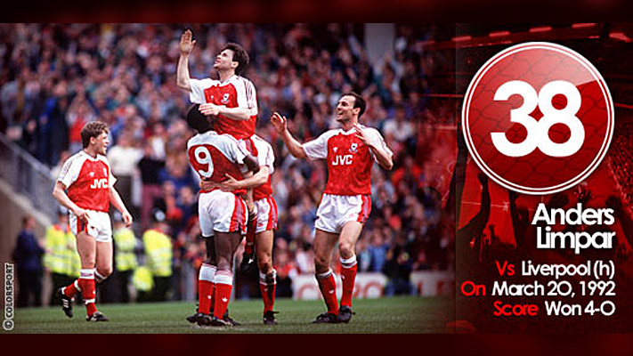 GGG38: Anders Limpar v Liverpool, 1992 - History - News - Arsenal.com