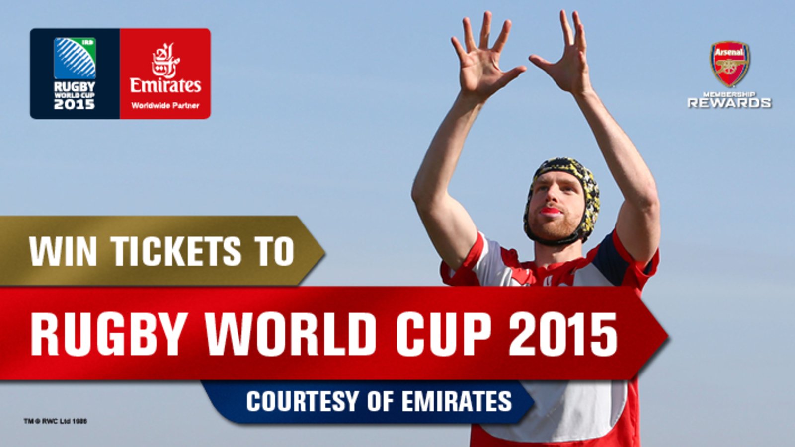 Win Rugby World Cup 2015 tickets News Arsenal