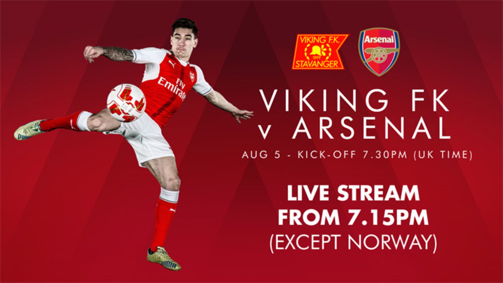Viking FK v Arsenal