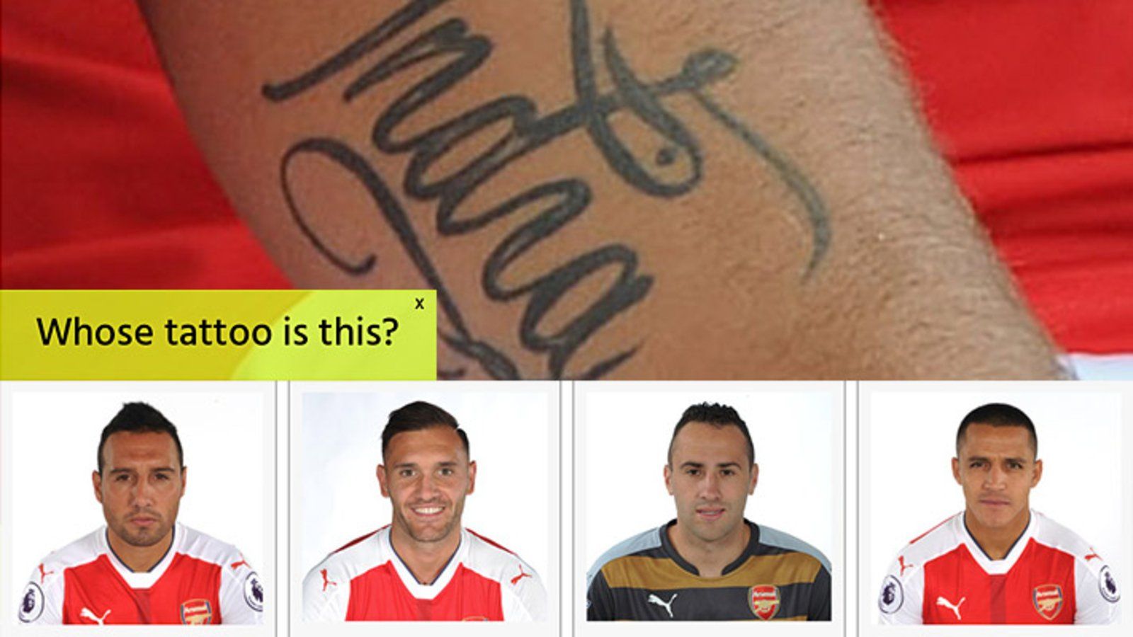 Quiz: Match the player with their tattoo, News