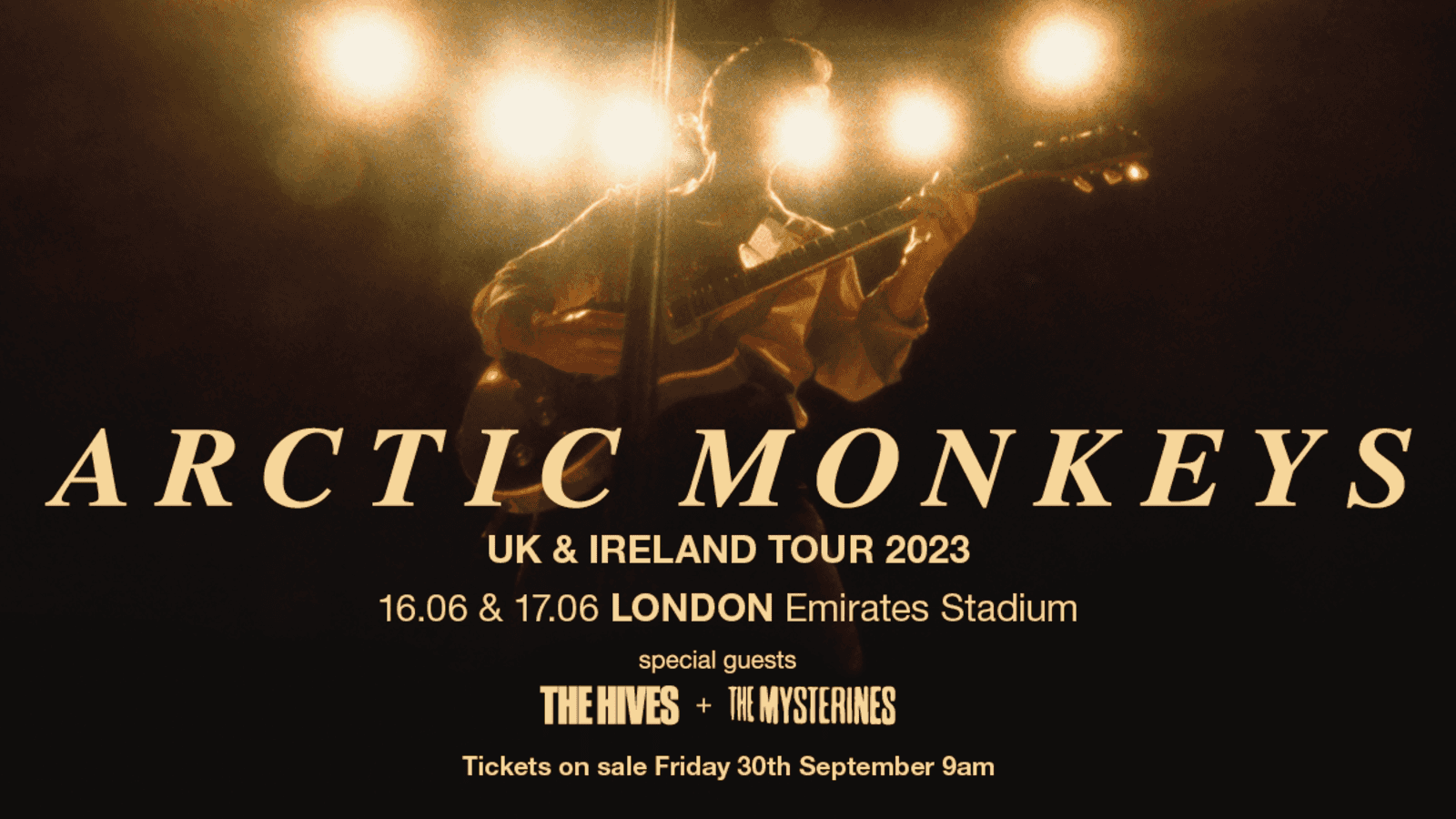 Arctic Monkeys to play at Emirates Stadium