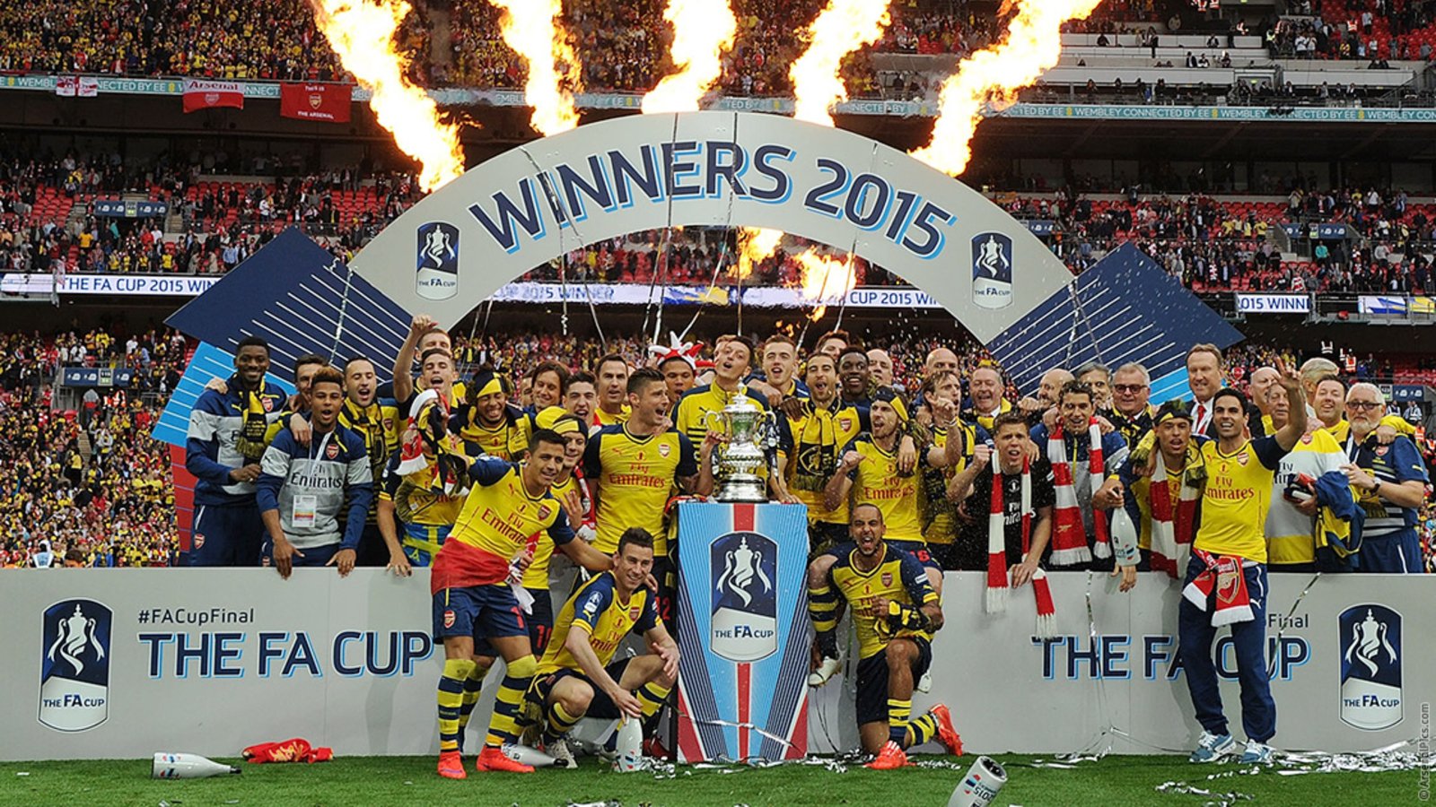 Three FA Cup wins in four years History News Arsenal