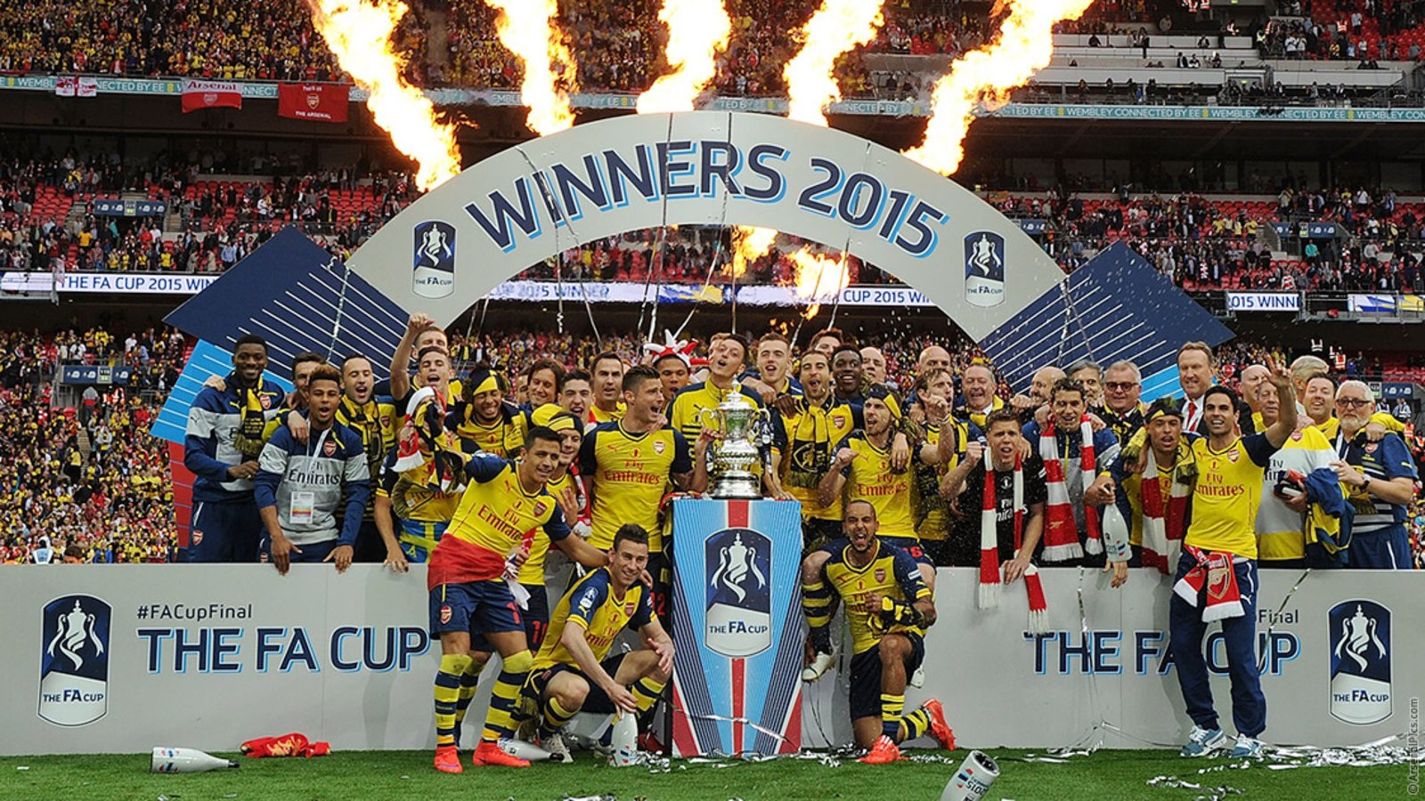 Three FA Cup wins in years | History | News | Arsenal.com