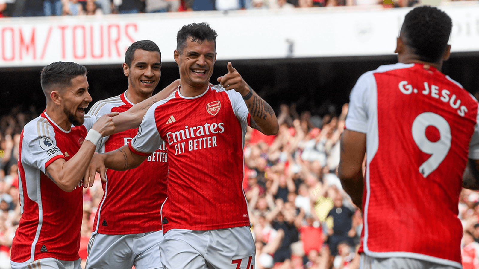 Xhaka Shines as Arsenal Secure Thrilling 5-2 Victory Against Wolves