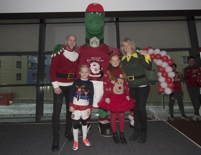 JG Rory and his family with their winning Christmas  jumpers 