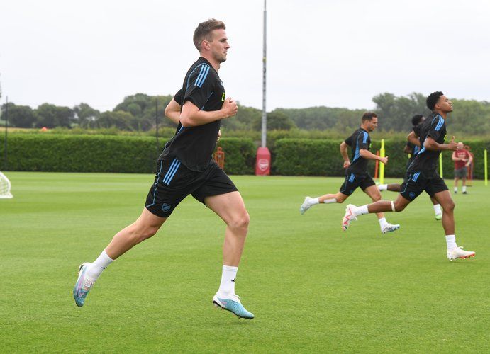 First day back at London Colney