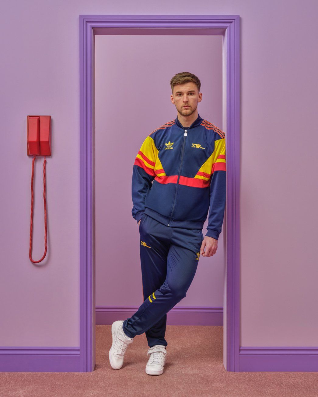 The retro collection of Arsenal by adidas