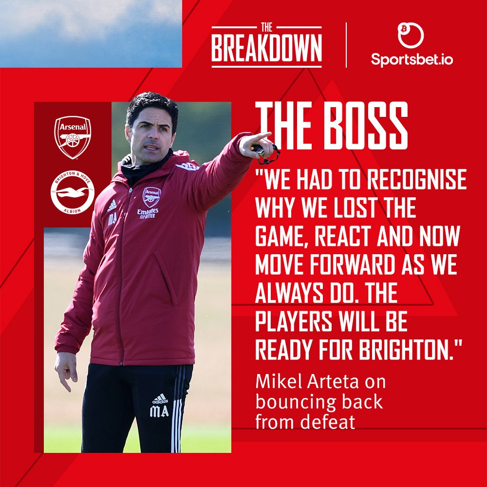 Mikel Arteta On Arsenal vs Brighton
