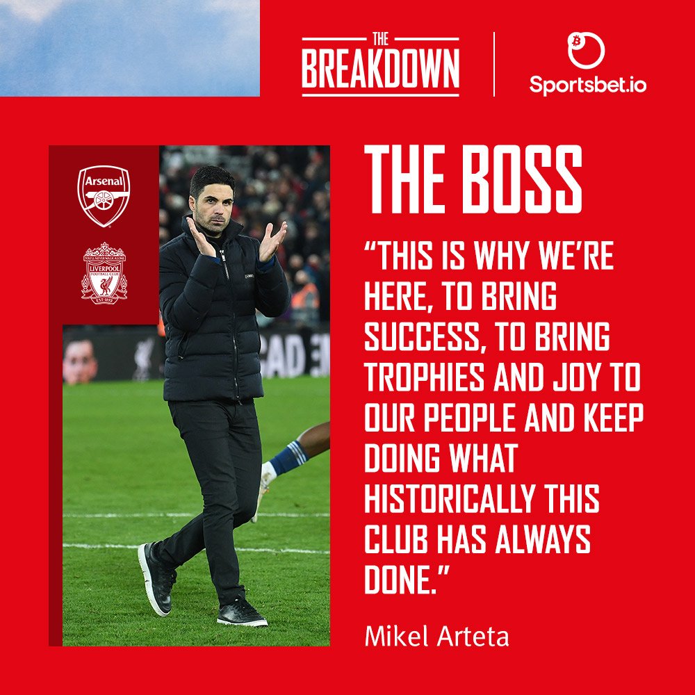 Mikel Arteta On Arsenal Vs Liverpool