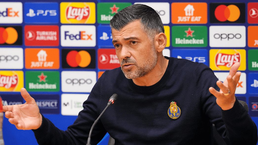 Sergio Conceicao during a press conference