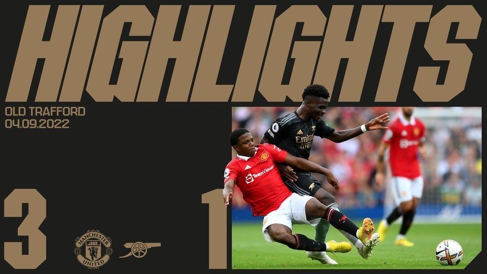 HIGHLIGHTS, Arsenal vs Manchester United (3-1)