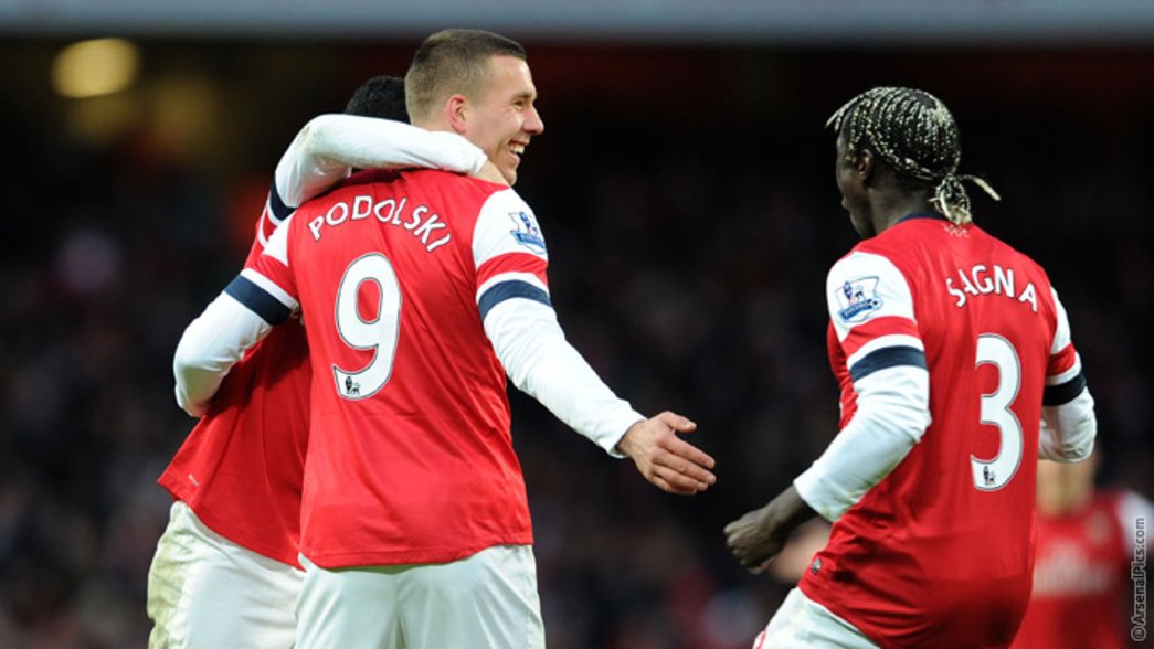 12/13: Arsenal 1-0 Stoke City - Lukas Podolski