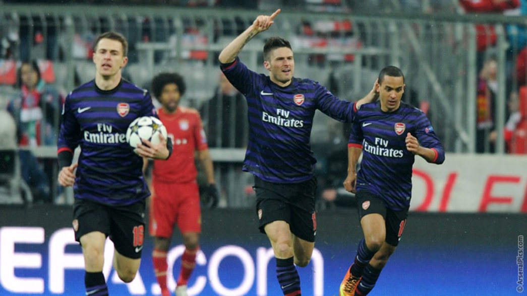 12/13: Bayern Munich 0-2 Arsenal - Olivier Giroud