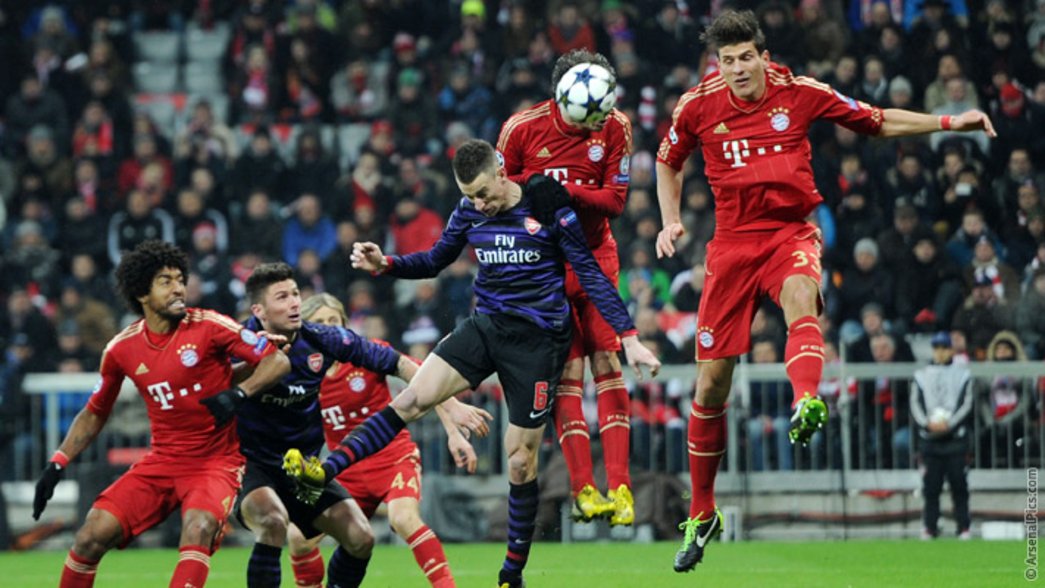 12/13: Bayern Munich 0-2 Arsenal - Laurent Koscielny