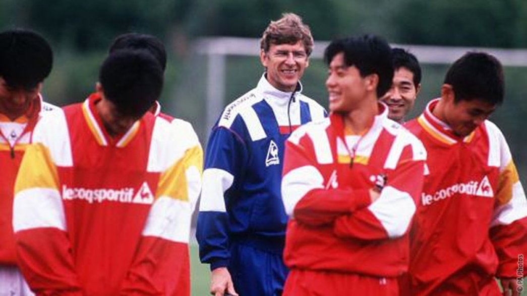 Wenger in Nagoya, 1996