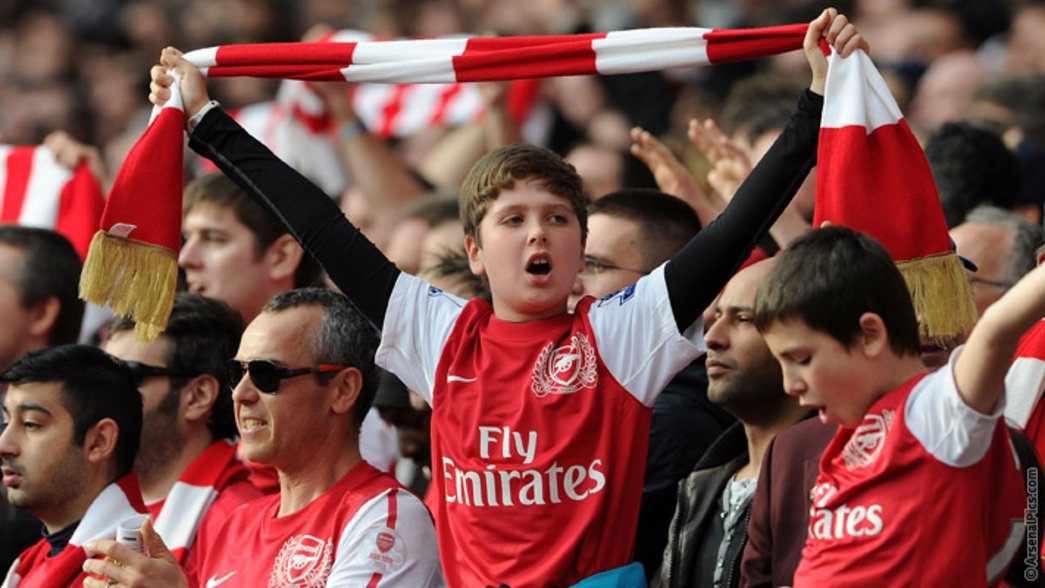 Young Arsenal fans