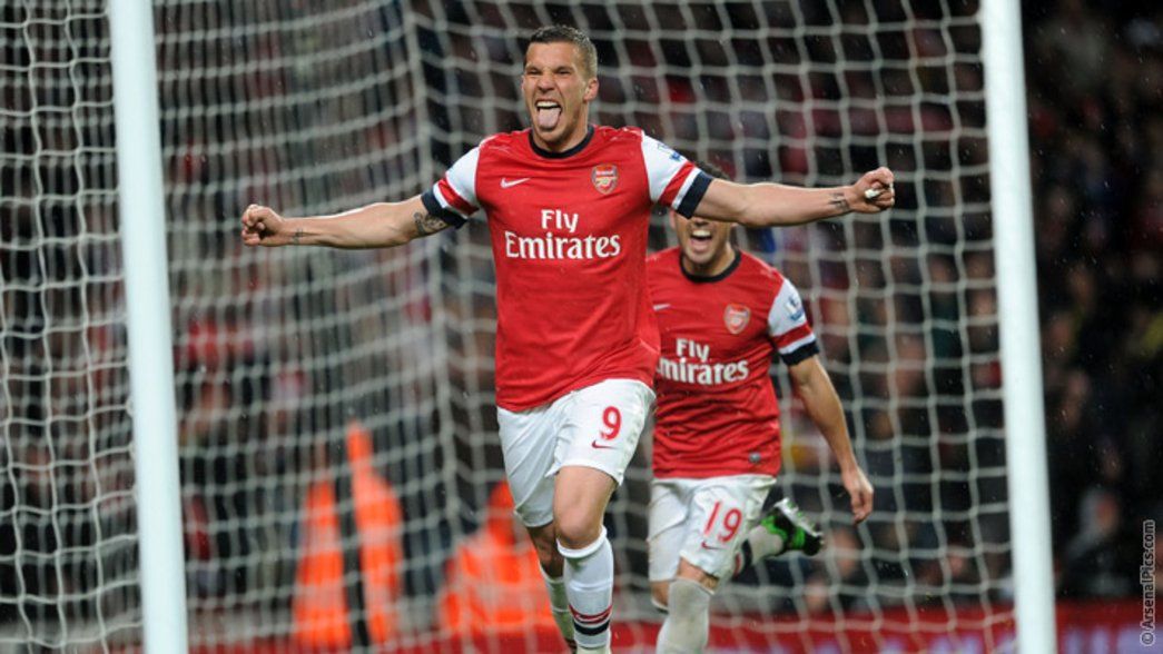12/13: Arsenal 4-1 Wigan Athletic - Lukas Podolski