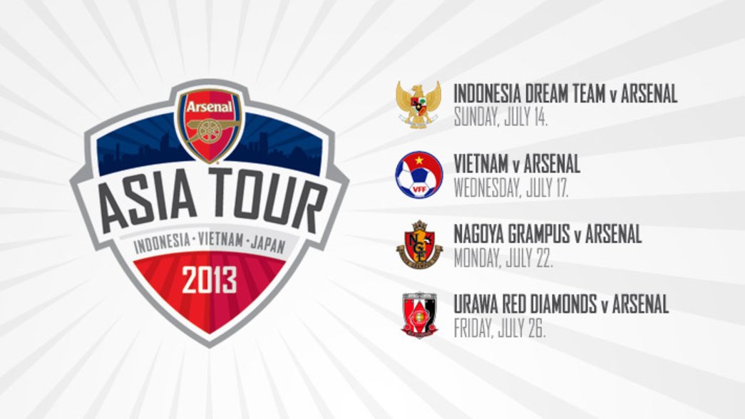 Arsenal ASIA TOUR 2013
