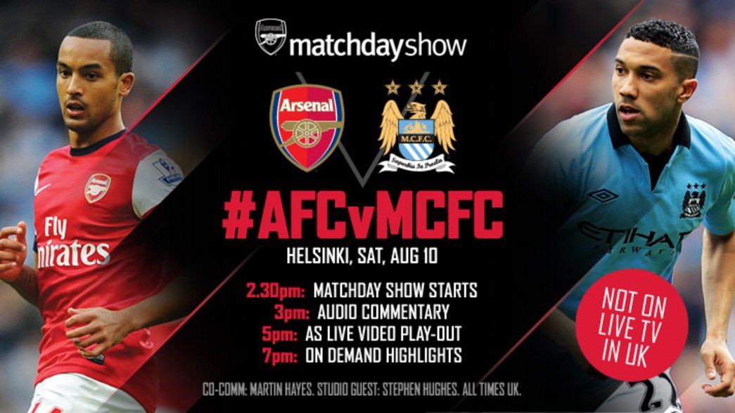 Matchday Show - Arsenal v Manchester City