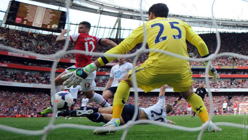 13/14: Arsenal 1-0 Tottemham Hotspur - Olivier Giroud