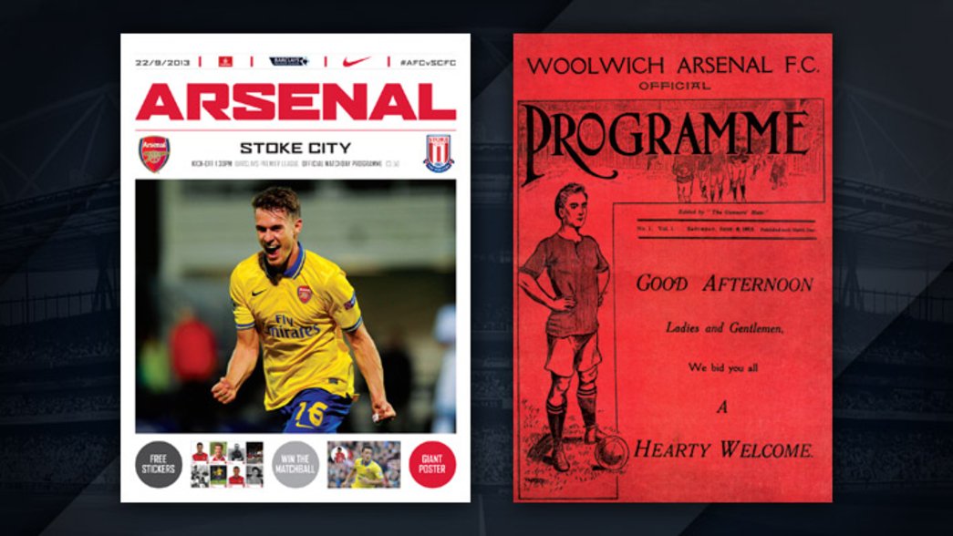 Arsenal v Stoke City programme
