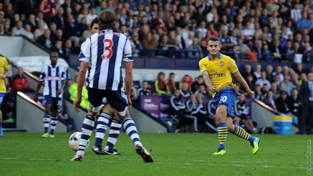 13/14: West Bromwich Albion 1-1 Arsenal - Jack Wilshere