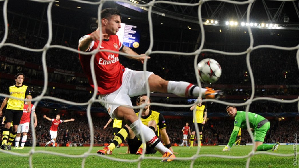 13/14: Arsenal 1-2 Dortmund - Olivier Giroud